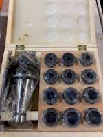 Kimllier 23Pcs R8 Collet Set - 1/16" To 3/4" Mill Chuck Holder Kit With 7/16-20 Internal Thread