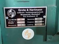 Grote & Hartmann Type 21 Eccentric C-Frame Press (11957)