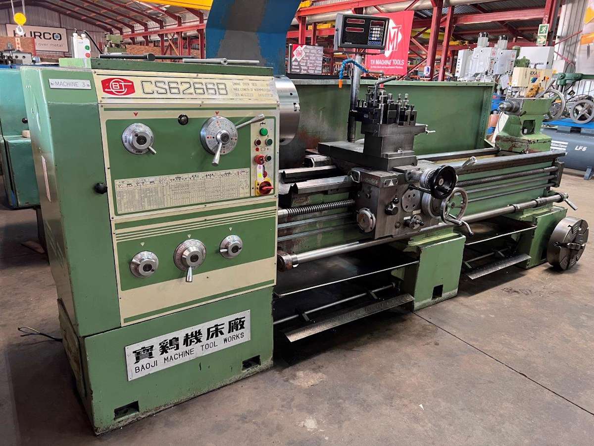 Used Machine - Baoji CS6266B Centre Lathe (12007) - TH Machine Tools