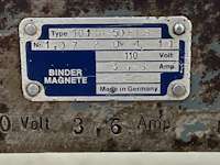 Binder Magnete 10110-50E18 Permanent Magnetic Chuck (12488)