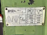 Webo B13 Belt Drilling Machine (13137)