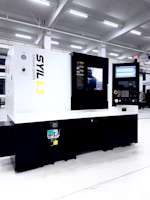 SYIL L3 8" Siemens 828D Live Tool CNC Turning Centre - Multi Axis (14203)