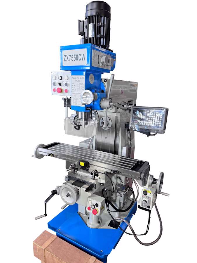 THMT ZX7550CW Mill & Drill Milling Machine (4636)
