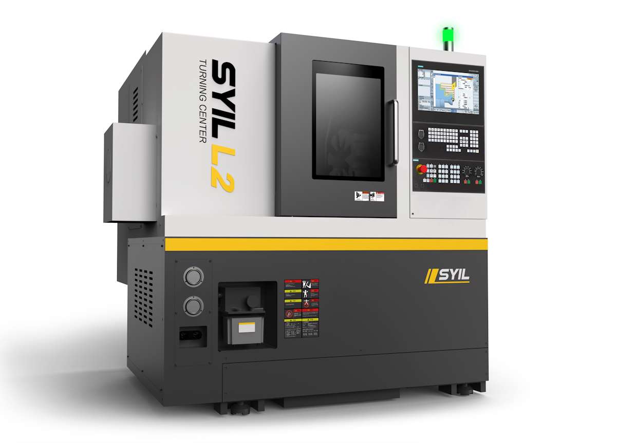 SYIL L2 8" Siemens 828D T/LT/TS 3-Axis CNC Turning Centre - Live Tooling (15179)