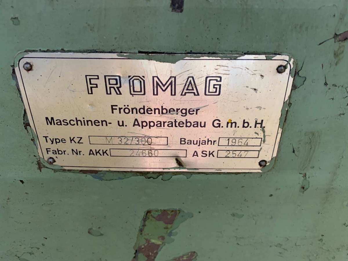 Used Machine - Fromag KZ M32/300 Internal Keyseater (10470) - TH ...
