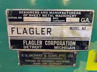 Flagler Model 20 Motorised Lockformer (10935)